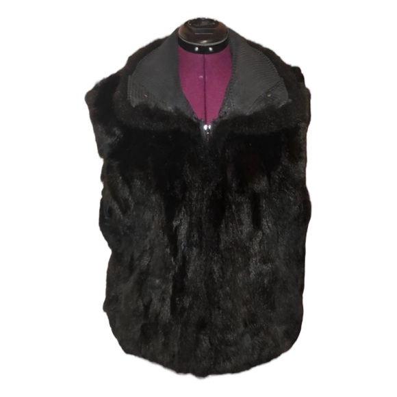 Andrew Marc versatile suede jacket & fur vest and Puffer coat + FREE GIFT - Picture 4 of 8